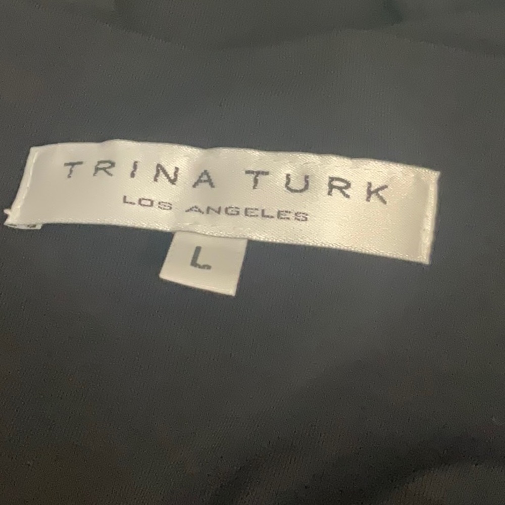Trina Turk Drape Front Tube Top NWOT 15" p2p 13" length - Picture 4 of 5
